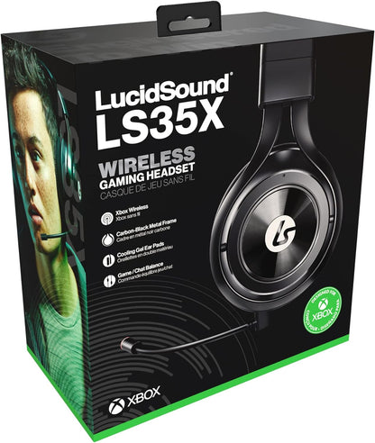 LucidSound LS35X Wireless Surround Sound Gaming Headset Officially Licensed for Xbox, Headphones, Xbox Series X, Xbox One, Chat, Gaming Audio, Works Wired with PS4, PC, Nintendo Switch, Mac, iOS