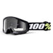 100% Strata Mini Goggles Black / Clear Lens