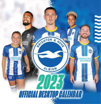 The Official Brighton & Hove Albion FC Desk Calendar 2023