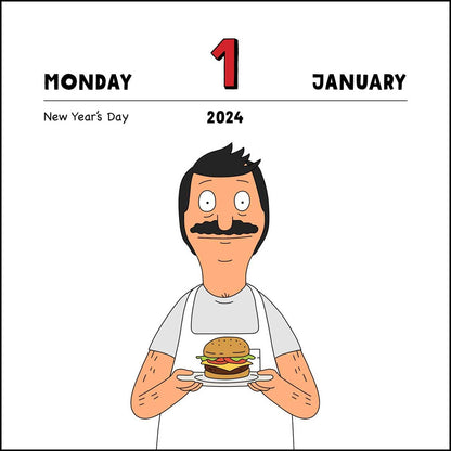 Box - Cal 24 Bobs Burgers 2024 Day To Day Cale