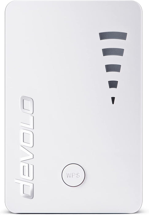 devolo WLAN repeater, WiFi repeater ac -up to 1,200 Mbit/s, mesh WLAN amplifier, WLAN access point, WLAN socket, 1x Gigabit LAN connection white