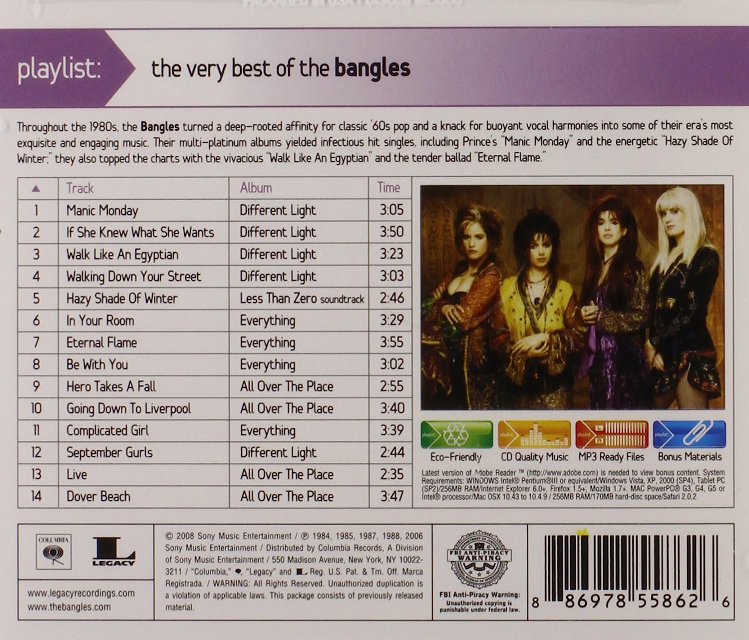 Playlist: The Very Best of Bangles