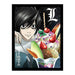 DEATH NOTE - L Ice Cream - Framed Print 30x40cm