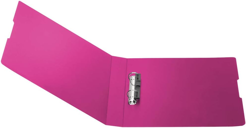 Herlitz 11205788 Ring Binder A4 Polypropylene 2-Ring Combination Mechanism 3.8 cm Spine 25 mm Filling Height Opaque Berry