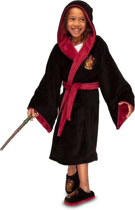 Harry Potter Gryffindor Kids Poly Fleece Robe (Large)