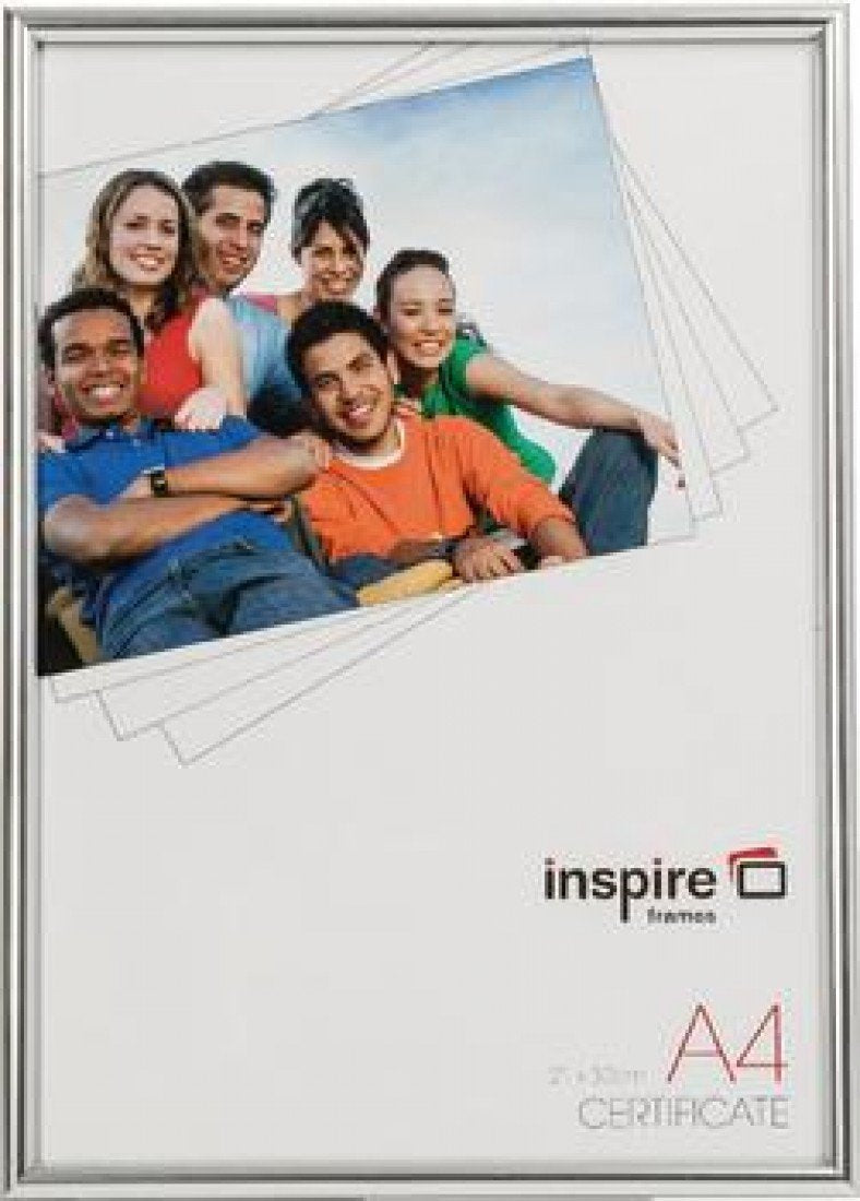 Photo Album Co Backloader A4 Silv Glass