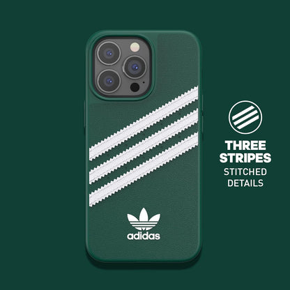 adidas Compatible with iPhone 13 Pro 6.1" Case, Original Shaped Case, Protective Case, Collegiate Green