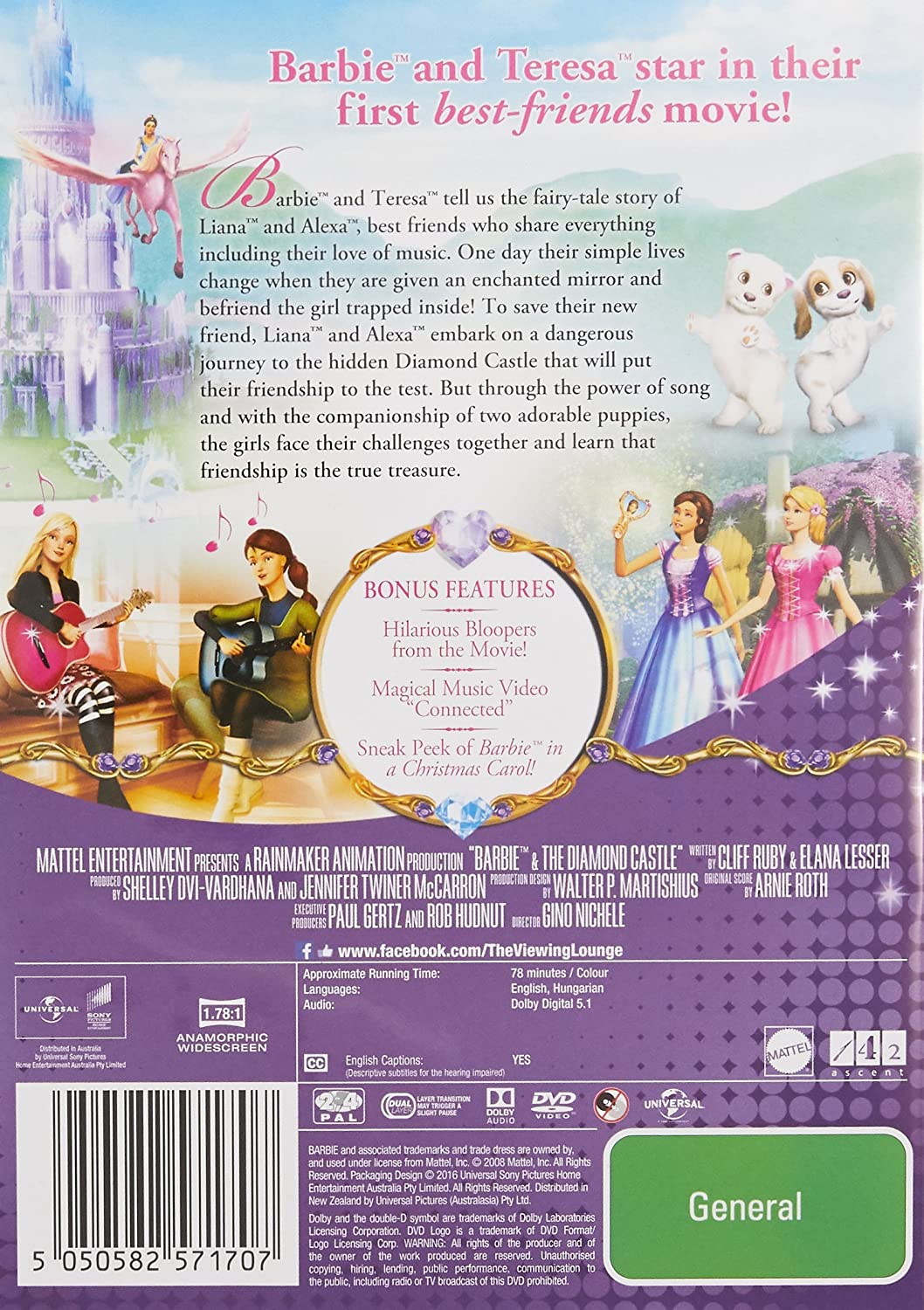 Barbie: The Diamond Castle DVD