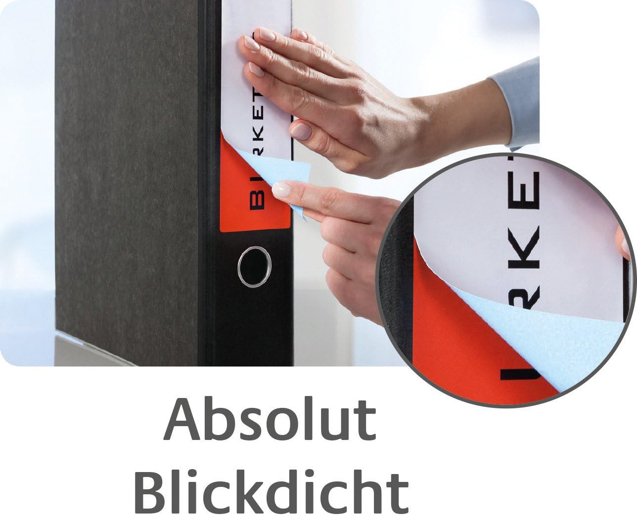 40 AVERY Zweckform Ordneretiketten weiB