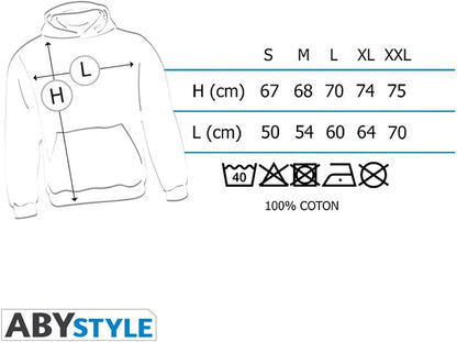 ABYstyle Men's Pac-man Pac-Man - Hoodie - Let'S Play Man Black S Multi Colour