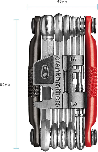 Crankbrothers Multi 17 Tool, Black/Red