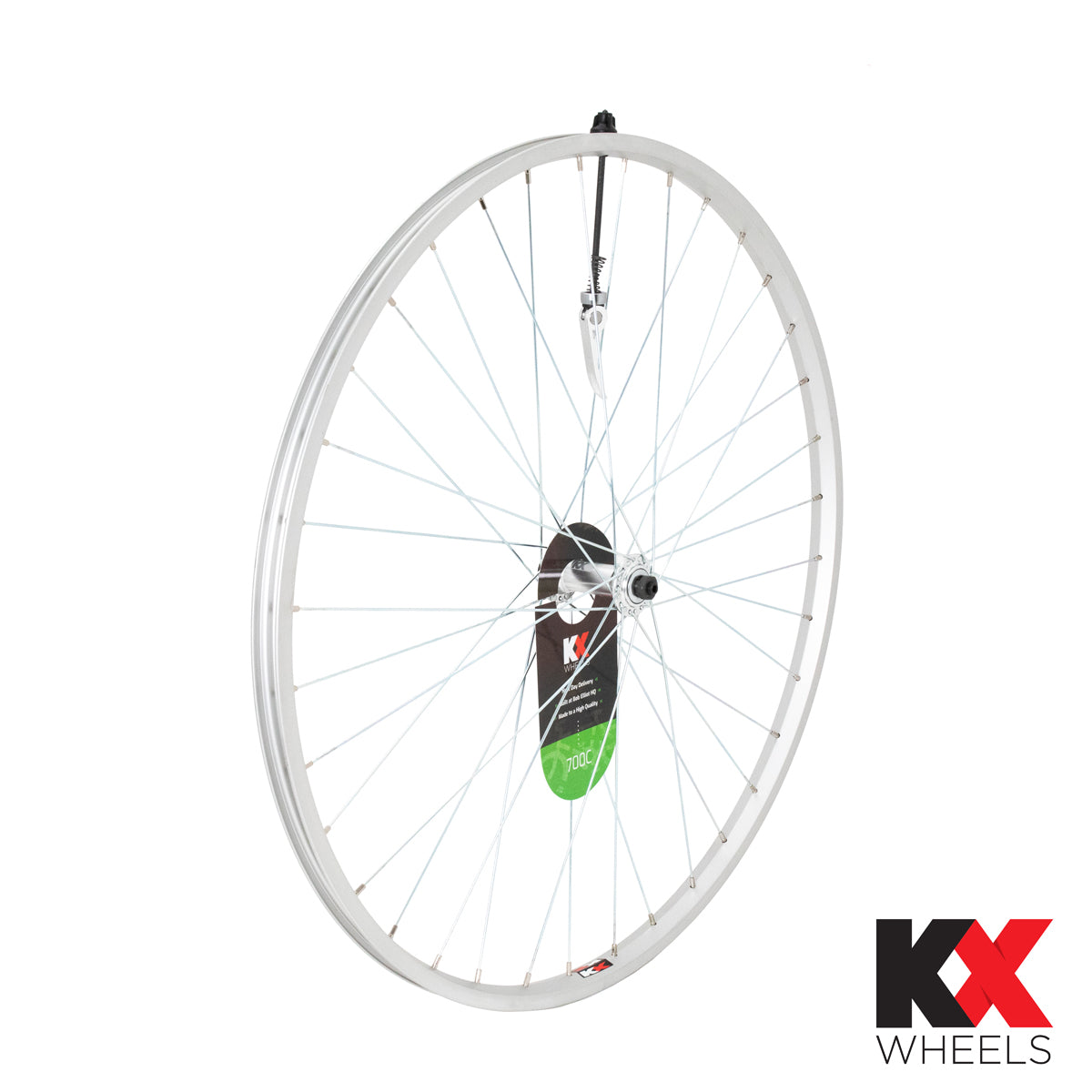 KX Hybrid 700C Singlewall Q/R Wheel Rim Brake (Front) - Silver
