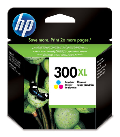 Hp 300Xl - Cc644Ee - 1 X Yellow,1 X Cyan,1 X Magenta - Ink Cartridge - High Yield - For Deskjet F2430, F2483, F2488, F44