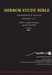 11th Edition Paperback Mirror Study Bible VOL 3 Updated October 2023 John's Writings; Gospel; 1st Epistle & Apocalypse