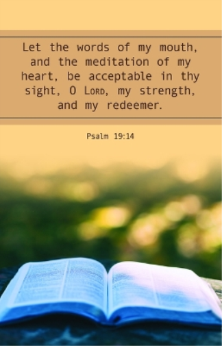 Let the Words Bulletin (Pkg 100) General Worship