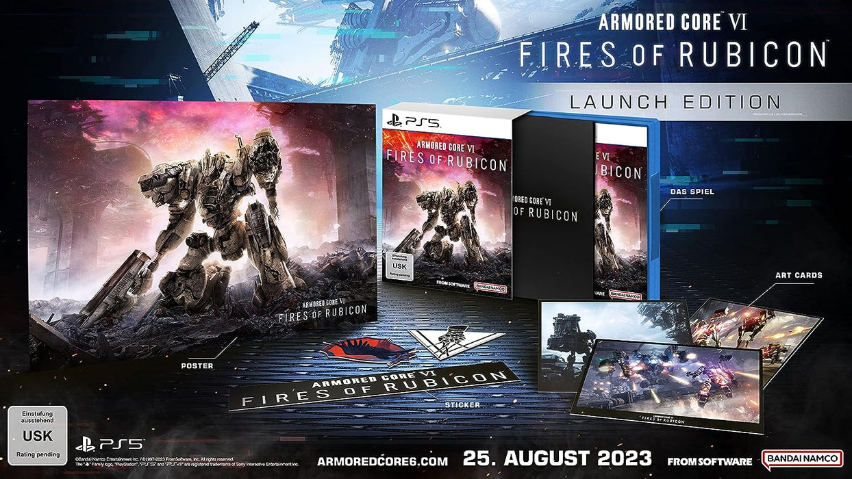 Armored Core VI Fires of Rubicon Launch Edition -  PlayStation 5 Day 1 Edition