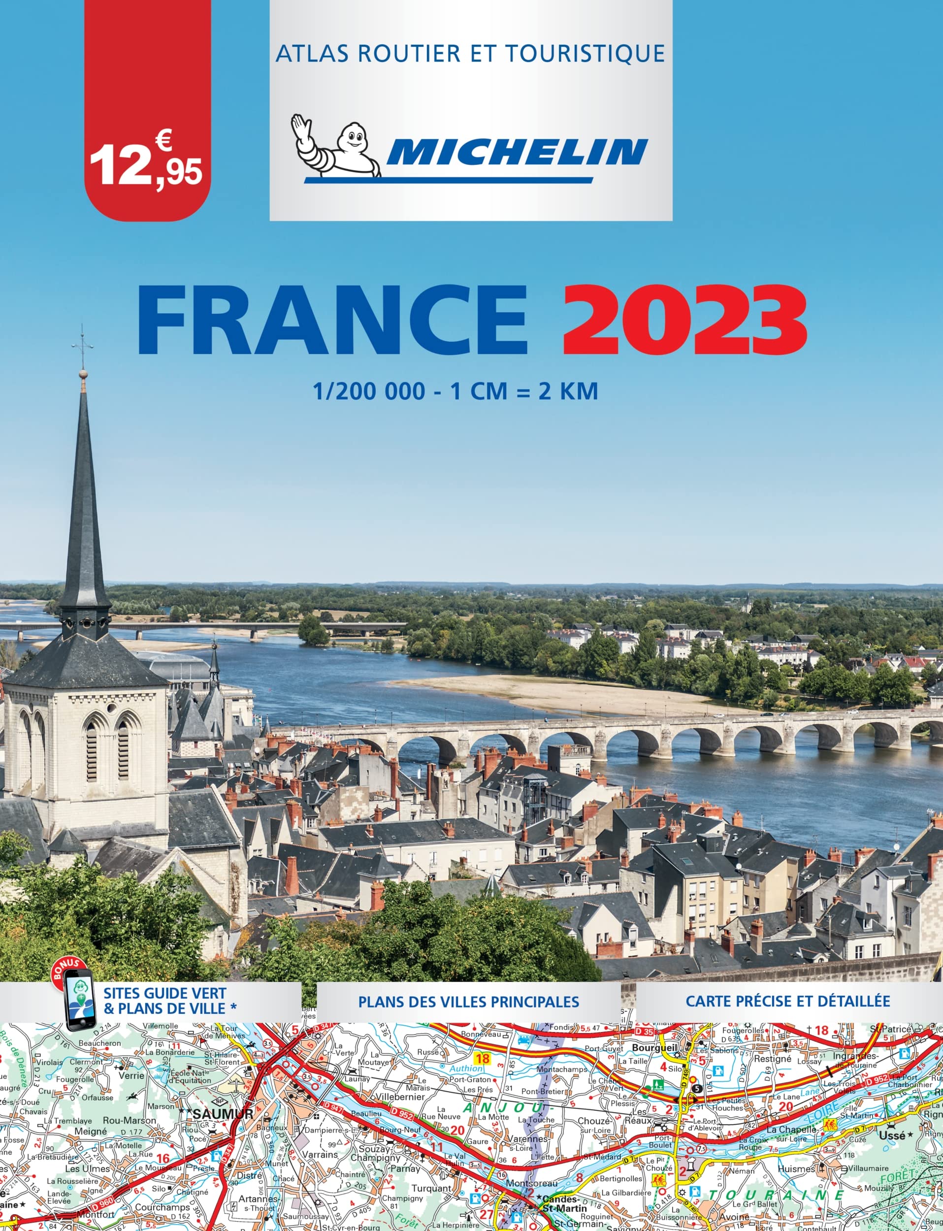 France 2023 - Tourist & Motoring Atlas (A4 Paperback)