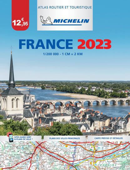 France 2023 - Tourist & Motoring Atlas (A4 Paperback)