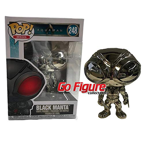 Toys - Funko - Heroes: Aquaman (Black Manta Chrome) POP! Vinyl /Toys