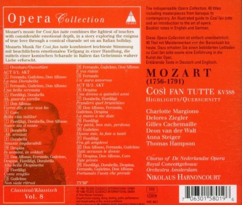 Cosi Fan Tutte (Auszüge)