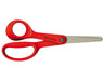 Fiskars Children's Scissors for Left-handed Users, 8 Years or Older Length: 13 cm, Stainless Steel Blade/Plastic Handles, Red, Classic, 1005169