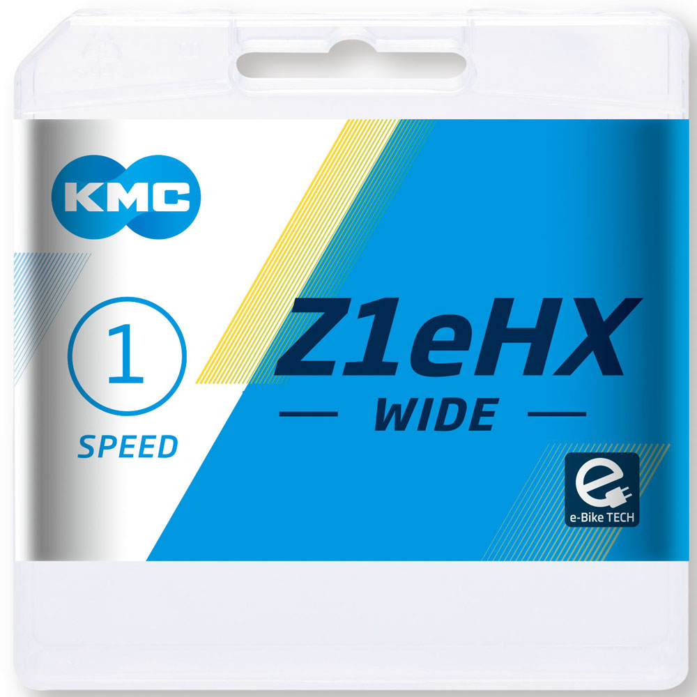 KMC Z1eHX Wide Silver 112L cycle bike chain