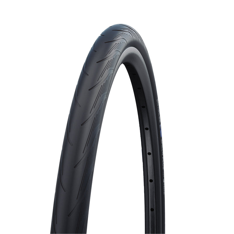 Schwalbe Spicer Plus Puncture Guard Urban Tyre in Black/Reflex - 700 x 38mm