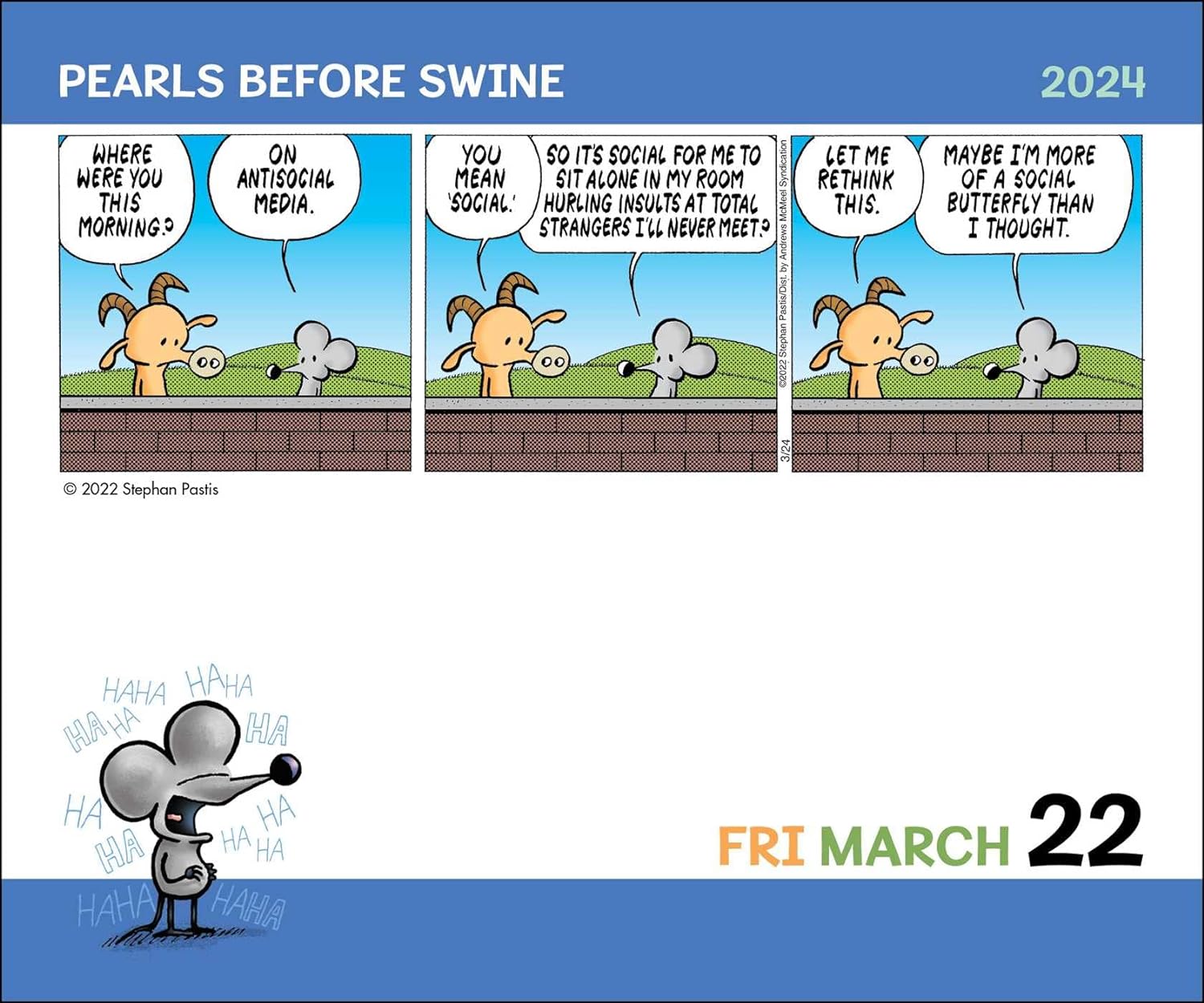 Pearls Before Swine 2024 Day-to-Day Calendar