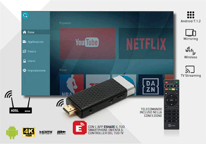 Decoder Ts Up 4K Stealth Andr Wifi