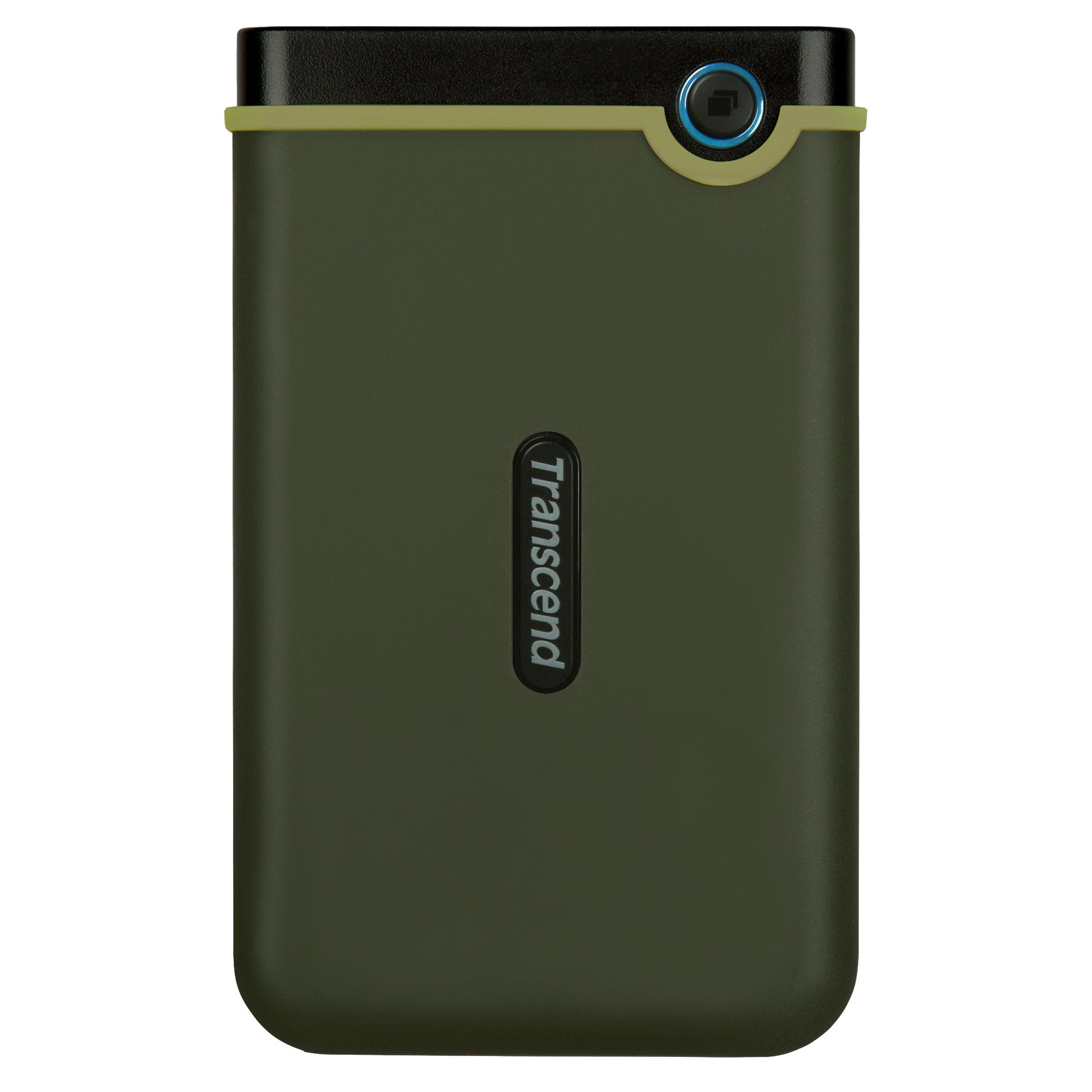 Transcend 2 TB Rugged Portable Hard Drive - Shock Resistant USB 3.1 Gen 1 StoreJet Military Green - TS2TSJ25M3G Military Green 2 TB micro USB
