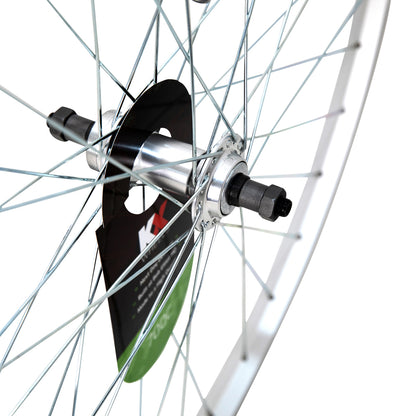 KX Hybrid 700C Singlewall Q/R Screw On Wheel Rim Brake (Rear) - Silver