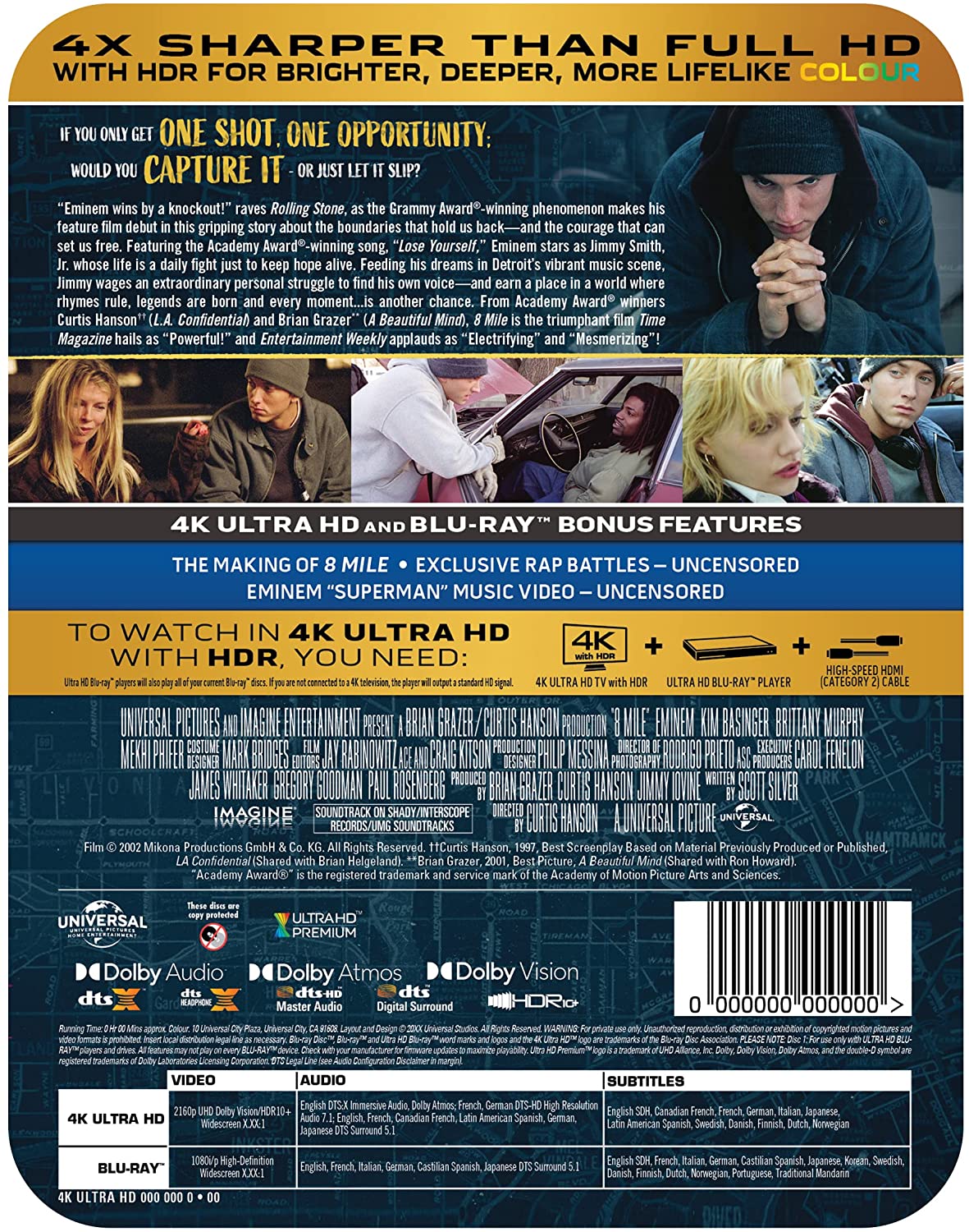 8 Mile   (English audio. English subtitles)