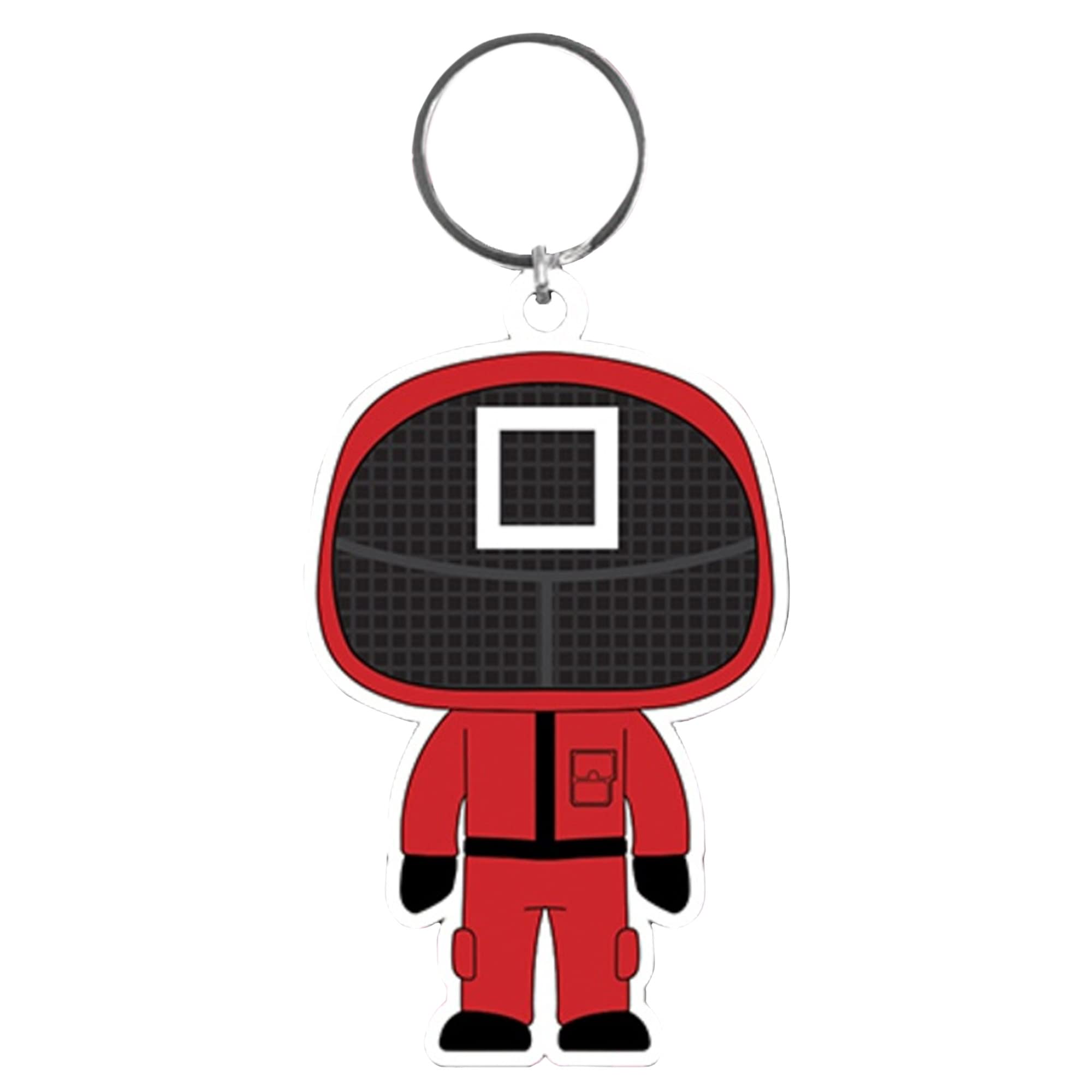 Squid Game: Pyramid - Square Guard (Rubber Keychain / Portachiavi)