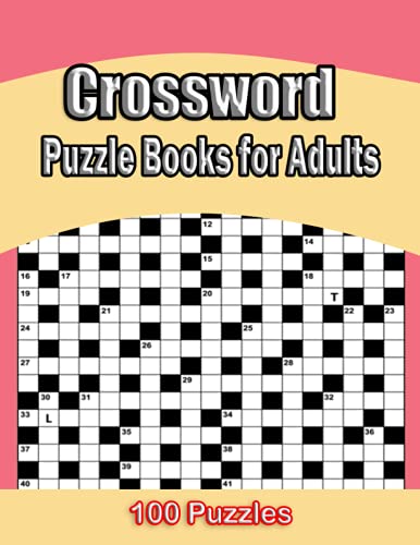 Crossword Puzzle Books For Adults