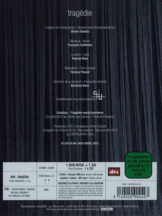 Compagnie Olivier Dubois - Tragedie