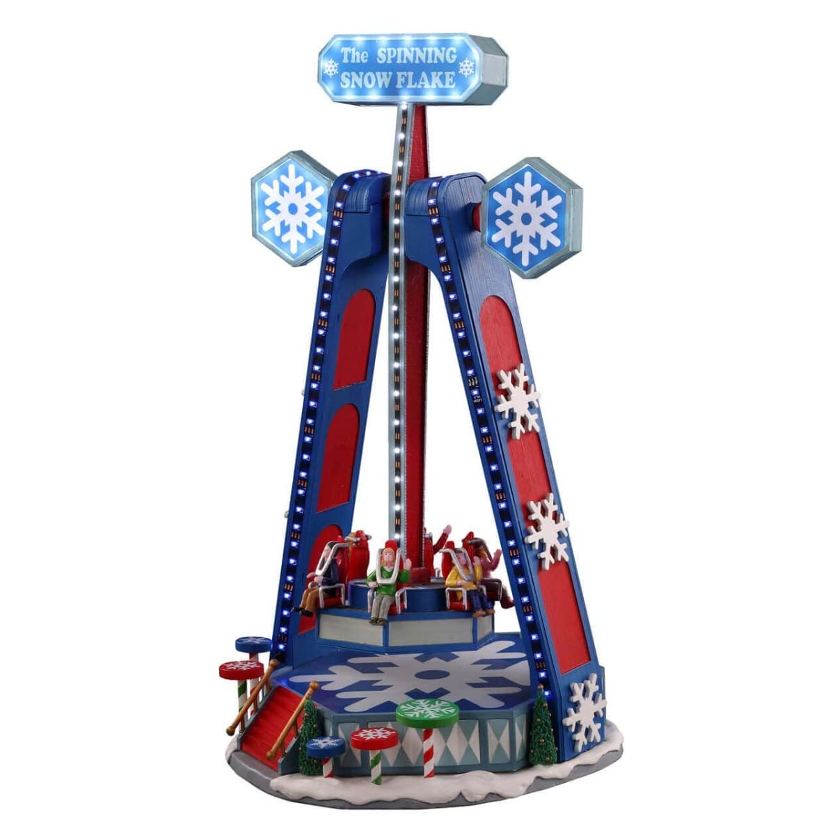 SPINNING SNOWFLAKE RIDE