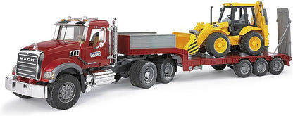 Bruder: 2813 - Mack Camion Articolato Con Jcb Cx Escavatore