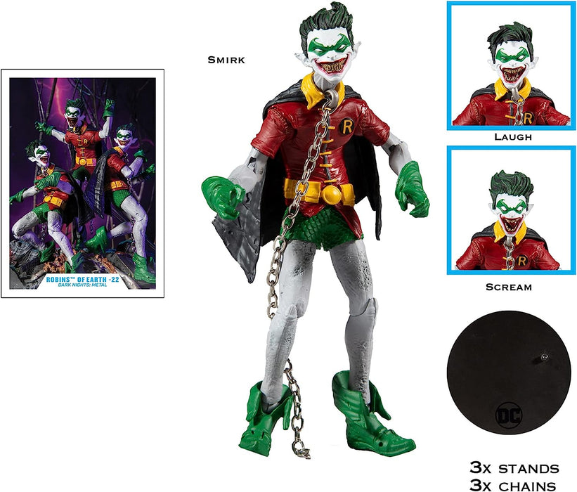 McFarlane TM15456 DC Collector Multipack-Batman WHO Laughs W/Robins of EARTH-22, Multicolor Single