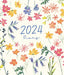 2024 Fashion Diary Floral Watercolour Square Pocket