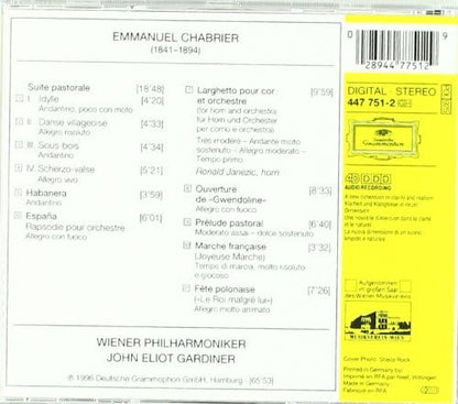 Espana/suite Pastorale (Vpo/gardiner)