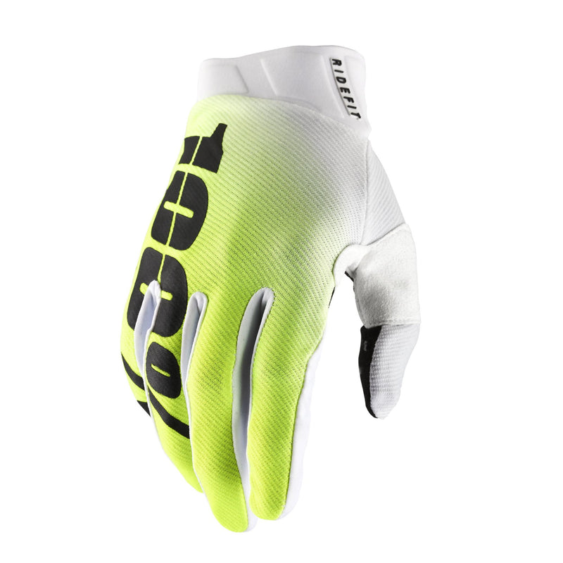 100% Ridefit Glove Korp Yellow L