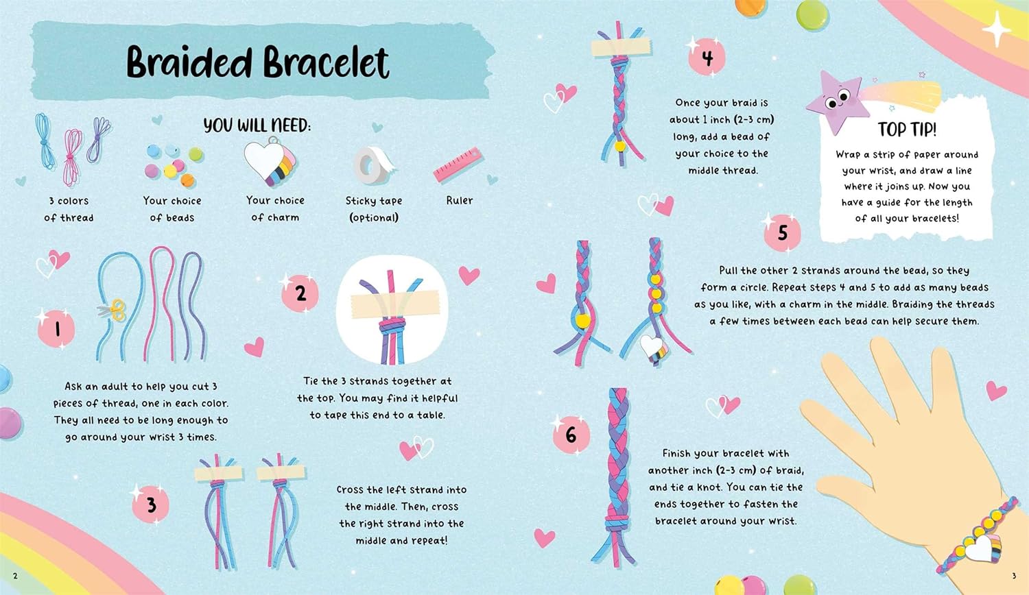 Hearts and Rainbows, Beads and Charms