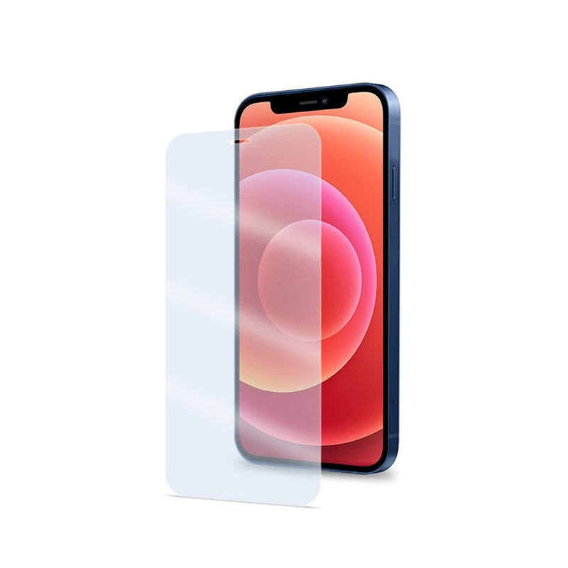 Celly Screen Protector for iPhone 12/12 Pro, Tempered Glass 9H Hardness, Anti-Fingerprint and Anti-Scratch