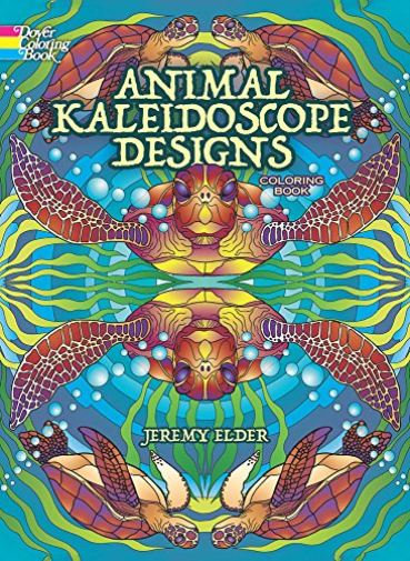 Animal Kaleidoscope Designs Coloring Book