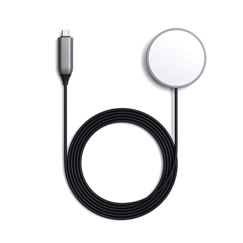 Satechi USB-C Magnetic Wireless Charging Cable (Magnetic Wireless Charger) - Compatible with iPhone 14 Pro Max/14 Pro/14/14 Plus, iPhone 13 Pro Max/13 Pro/13/13 Mini, 12 Pro Max/12 Pro/12/12 Mini