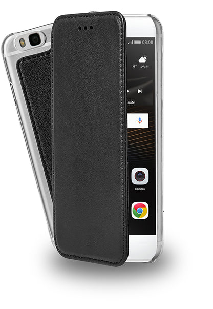 Azuri Book/Flip-Cover Pu Leder Fr Huawei P9 Lite Schwarz