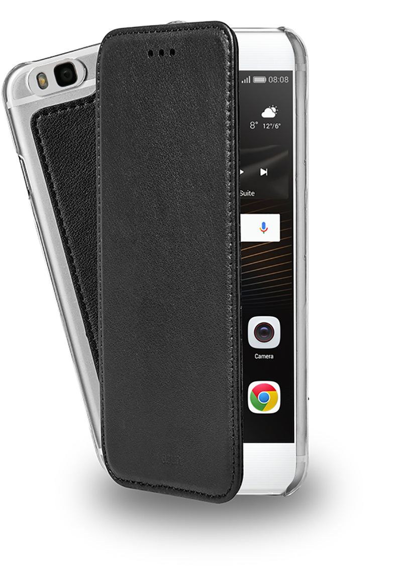 Azuri Book/Flip-Cover Pu Leder Fr Huawei P9 Lite Schwarz