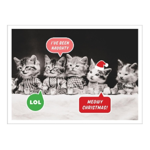 Vintage Cat Memes Notecards
