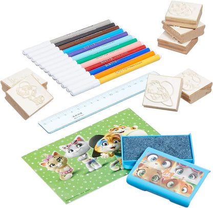 Multiprint 4986 - Valigiotto Timbri - 44 Gatti