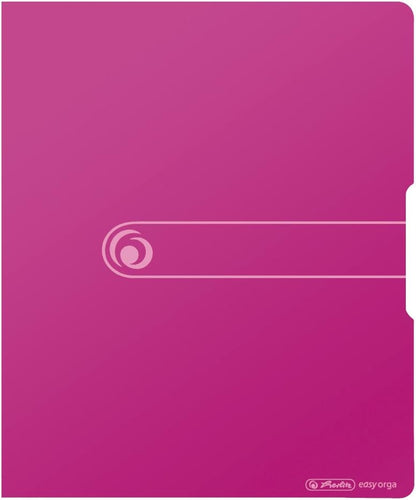 Herlitz 11205788 Ring Binder A4 Polypropylene 2-Ring Combination Mechanism 3.8 cm Spine 25 mm Filling Height Opaque Berry